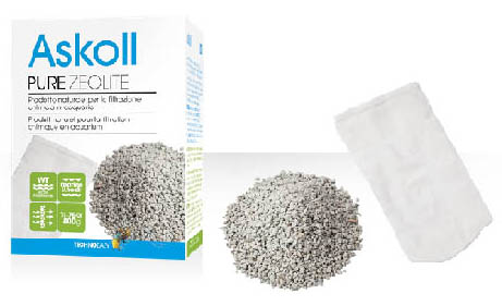 Askoll Pure Zeolite per filtrazione chimica in acquario 1 litro (750/800g)