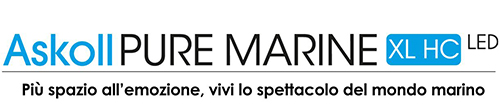 Askoll Acquario Pure Marine XL HC Bianco con Sale OMAGGIO 76x36x57h cm 130Lt