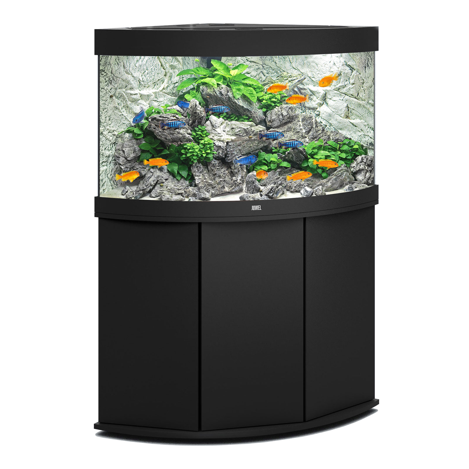 Juwel Acquario Trigon 190 Litri LED Nero mis. 98,5x70x60H cm