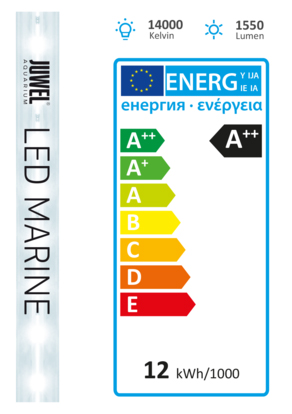 Juwel LED Marine Lampada ricambio Luce bianca chiara per acquari marini 14000K° 438mm 12w