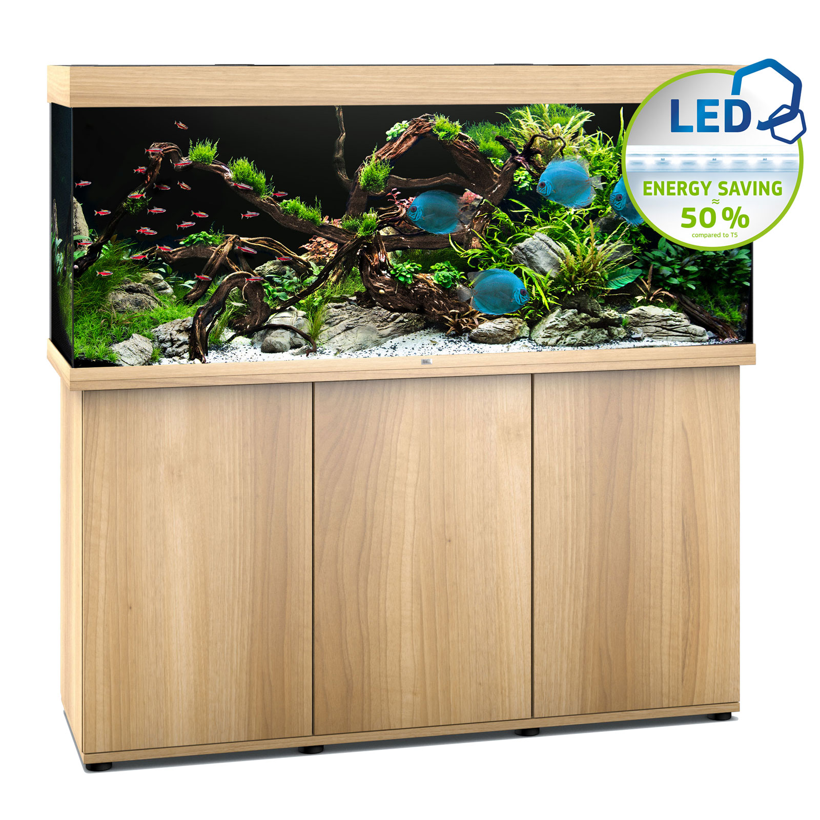 Juwel Acquario Rio 450 Litri LED Faggio 151x51x66H cm