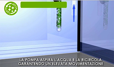 Askoll Acquario Pure LED L Absolute Black 56x36x43,5h cm 68Lt