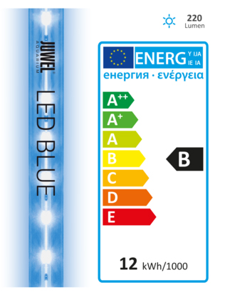 Juwel LED Blue Lampada ricambio Luce attinica per acquari marini 438 mm 12w