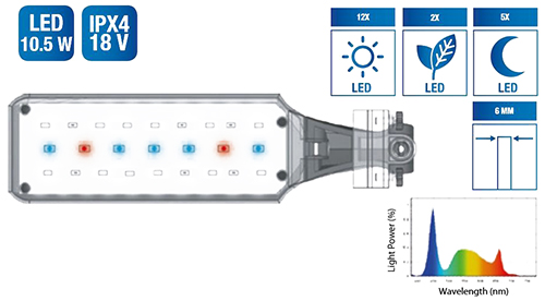 Amtra Orion Led Black Plafoniera a Led 10.5W Bianco
