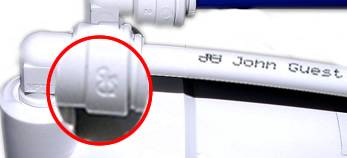 Forwater Impianto Osmosi in linea 190 l/giorno OSPURE50 PLUS08 PRO08