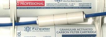 Forwater Impianto Osmosi in linea 190 l/giorno OSPURE50 PLUS08 PRO08