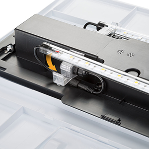 Ferplast Acquario Dubai 80 LED Nero 81x36x h 51 cm 125 l