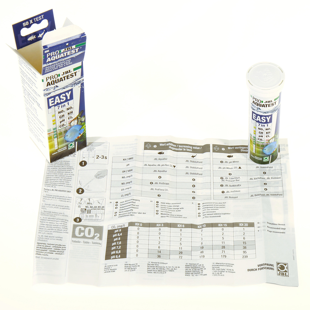 Jbl EasyTest a strisce 7 in 1 50 pz