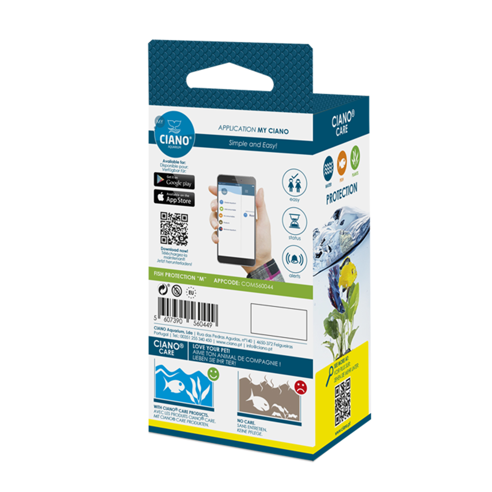 Ciano Aquarium Fish Protection Dosator M per pesci d'acqua dolce S