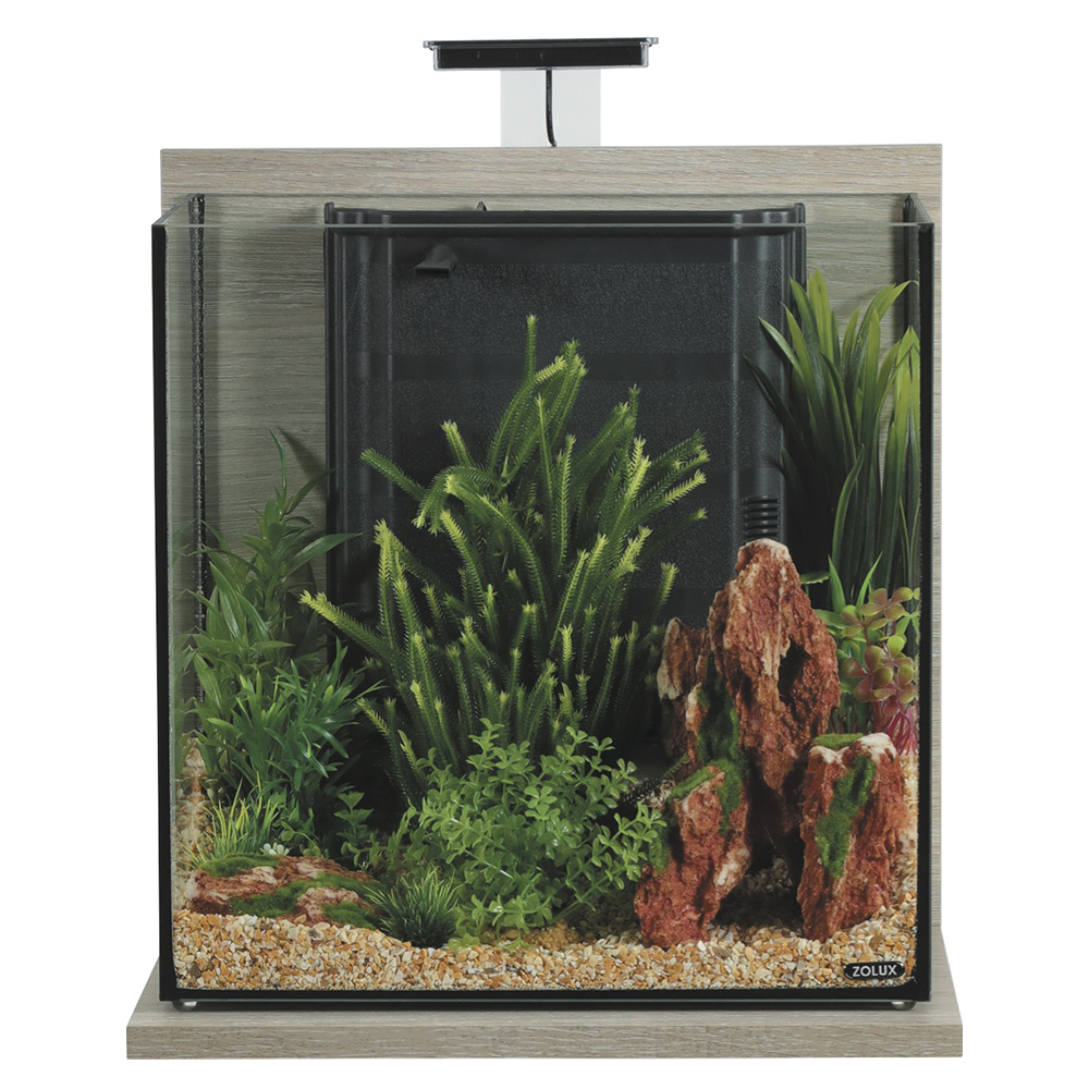 Zolux Acquario Idro 40 Zebrano Grigio 43x30x51,5cm 40 litri