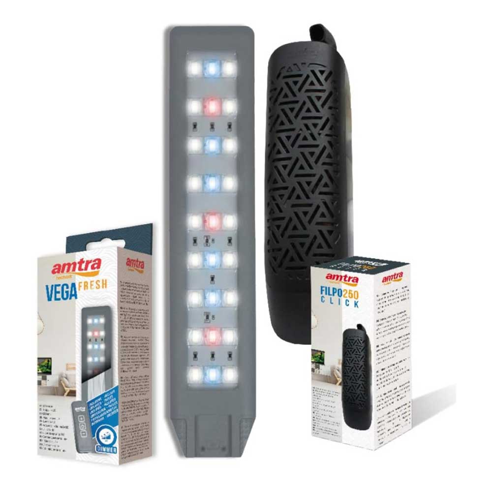 Amtra Nanotank System 20 Acquario 18l Led Filtro Coperchio e Tappetino 25x25x30h cm