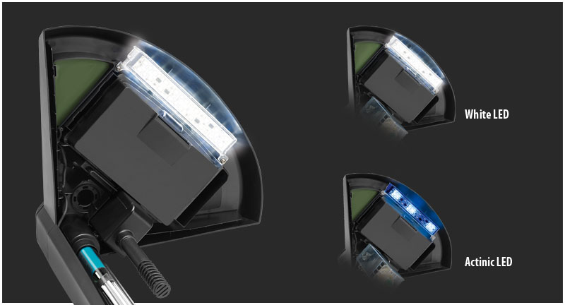 Newa More 30 Acquario Marin Water Completo di Illuminazione a Led Dual Touch 28 l Nero