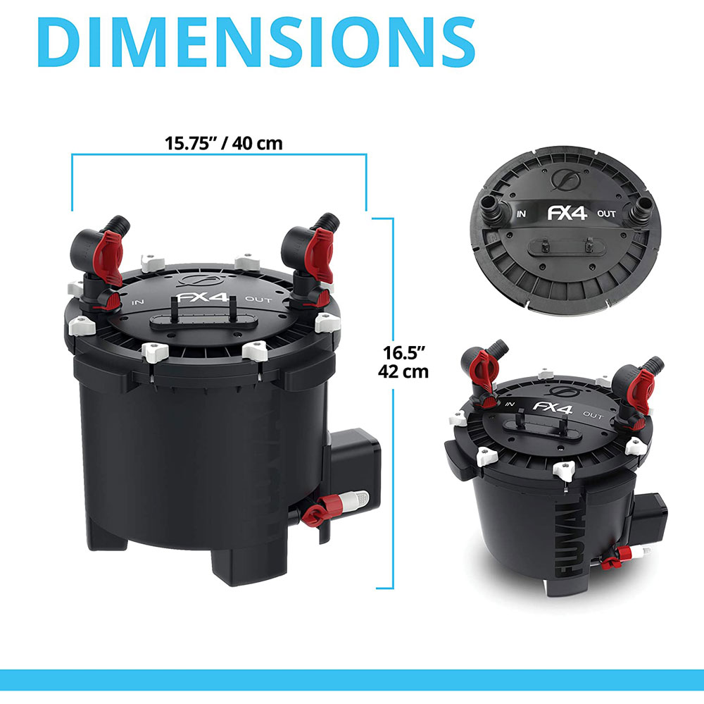 Askoll Fluval FX4 Pratiko 800 Filtro esterno per acquari fino a 800l