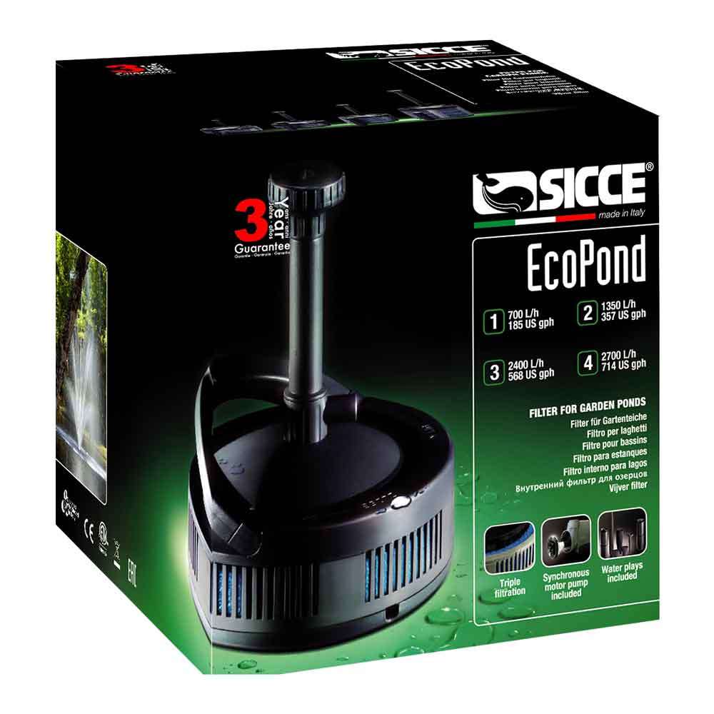 Sicce New Ecopond Filtro interno 700L/h