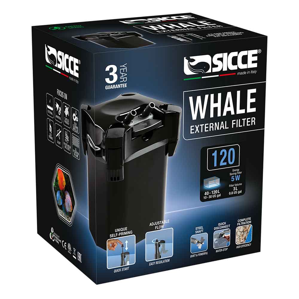Sicce Whale 120 con Easy Starter Filtro esterno fino a 120 l