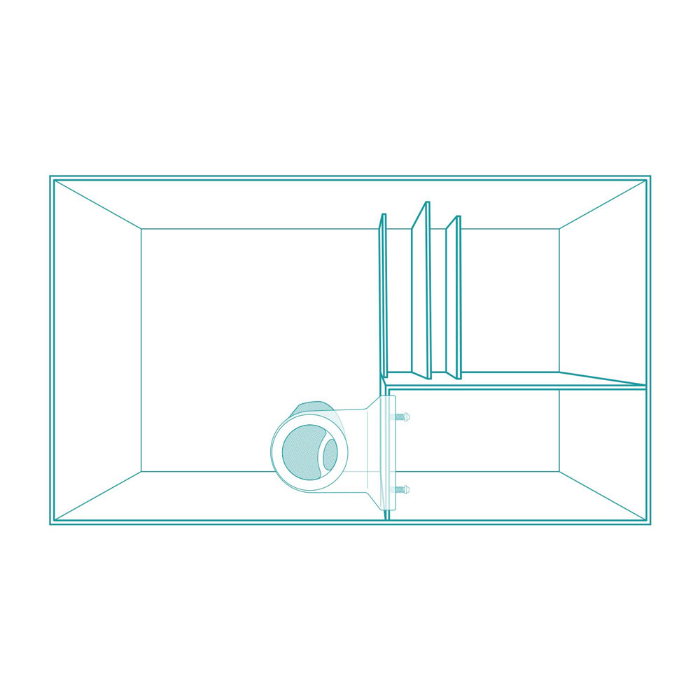 Aqpet Aqua 120 Complete Acquario Marino con supporto