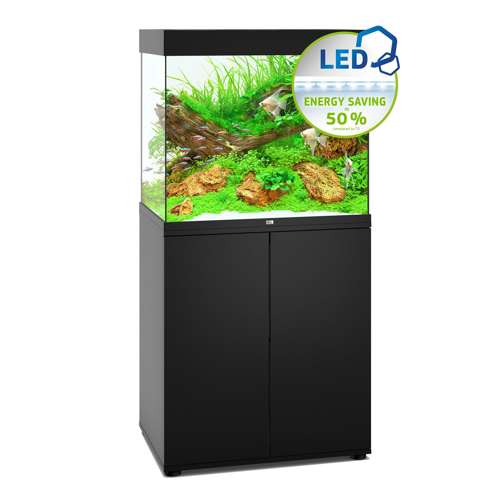 Juwel Acquario Lido 200 Litri LED Nero 71x 51x 65H cm