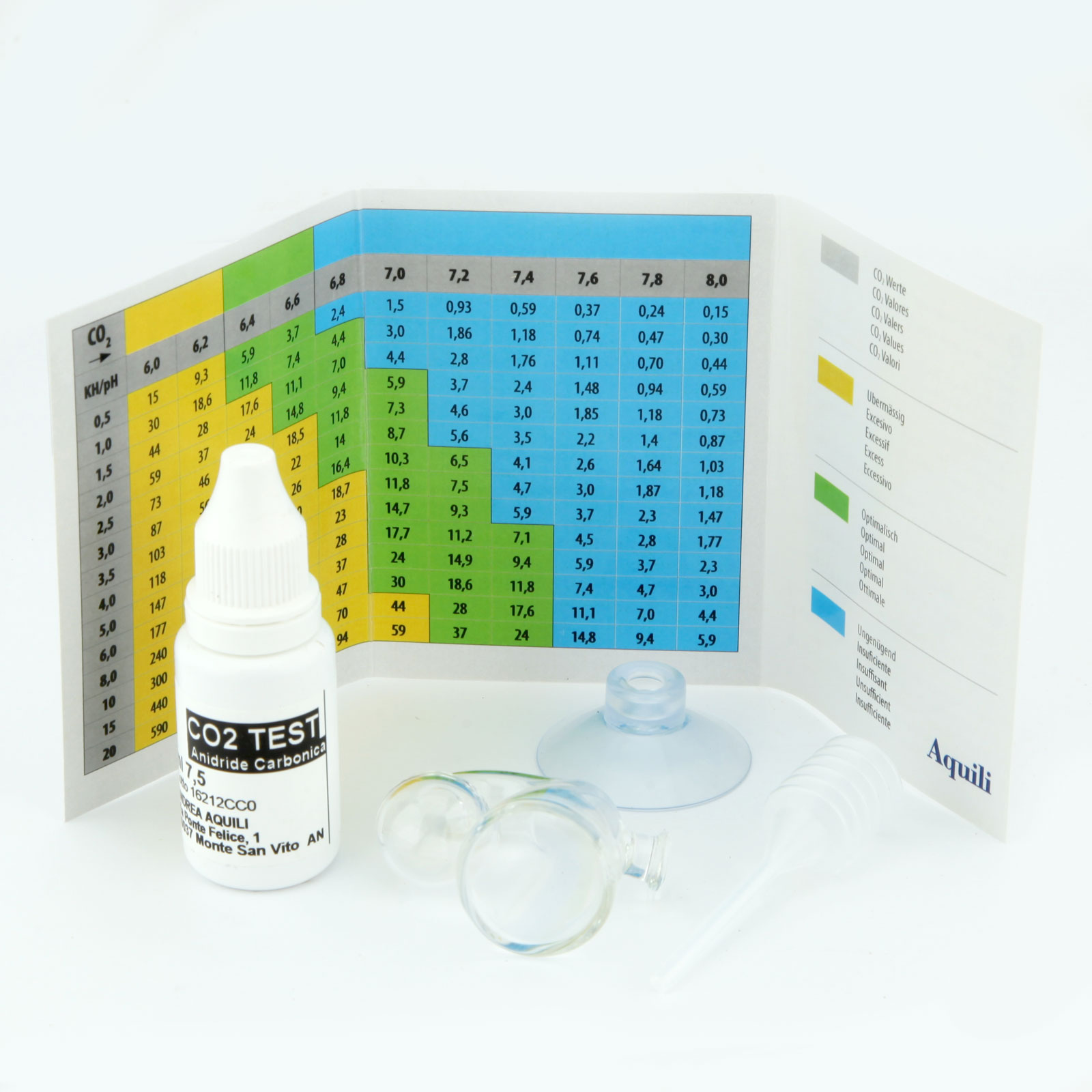 Aquili Test CO2 Permanente in vetro