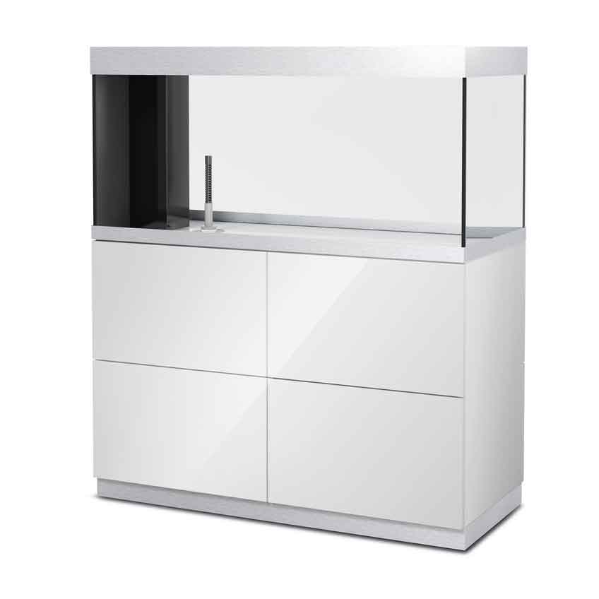 Oase HighLine Room Divider Acquario con Supporto Bianco 302 litri