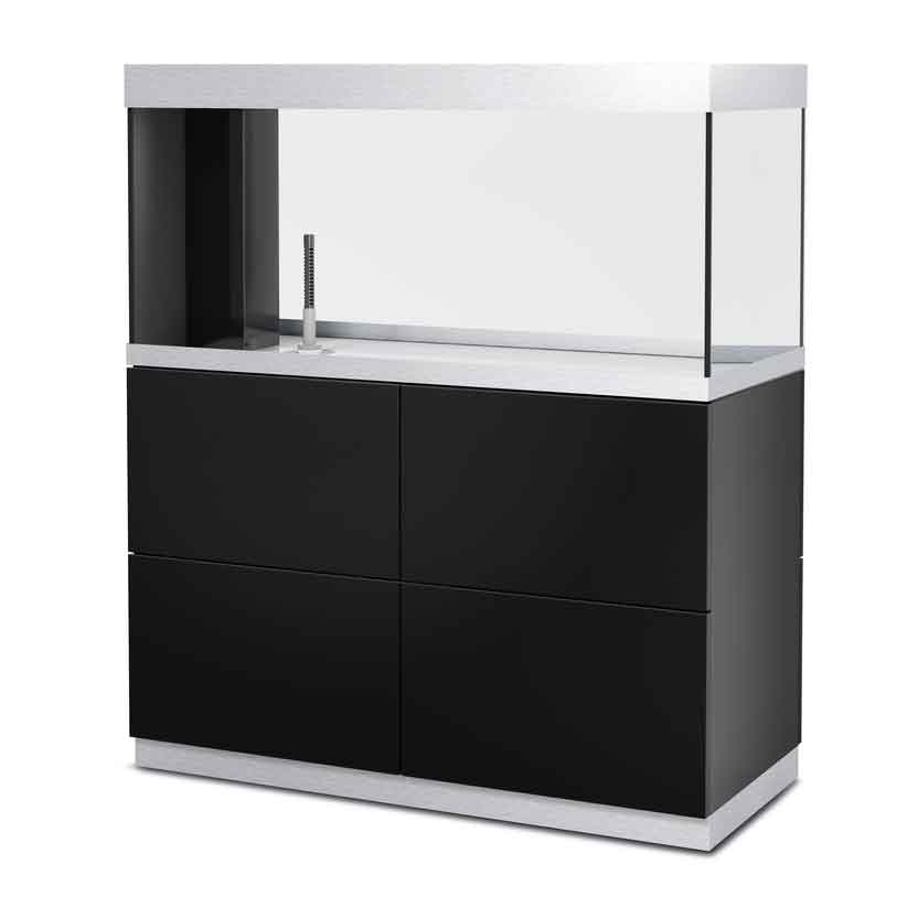 Oase HighLine Room Divider Acquario con Supporto Nero 302 litri
