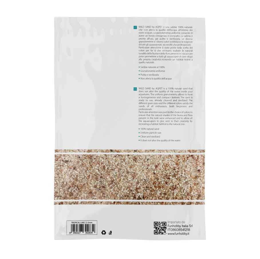 Aqpet Wild Sand Sabbia Naturale Tropical Lake 2-3mm