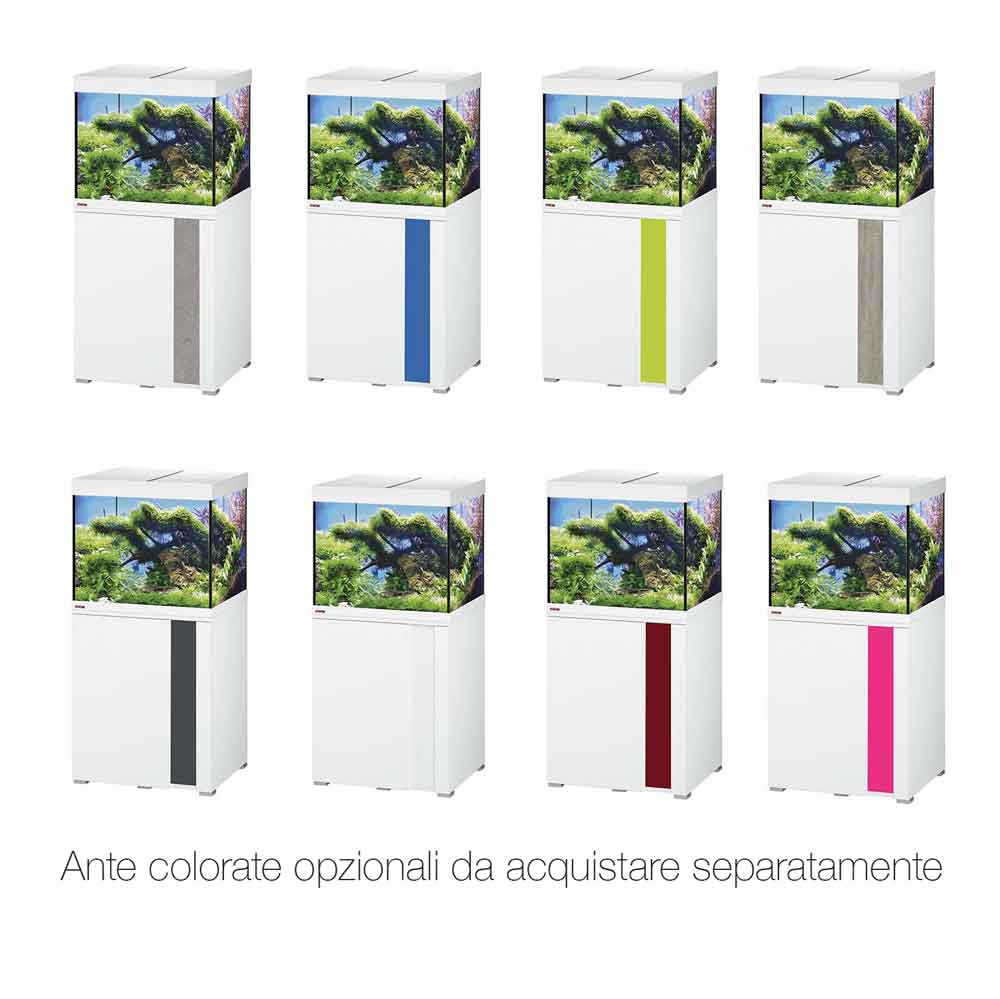 Eheim Vivaline 150 Led Acquario con Supporto Bianco 61x51x124h 150l