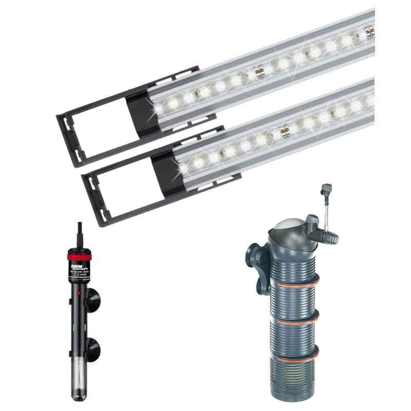 Eheim Vivaline 150 Led Acquario con Supporto Grigio 61x51x124h 150l