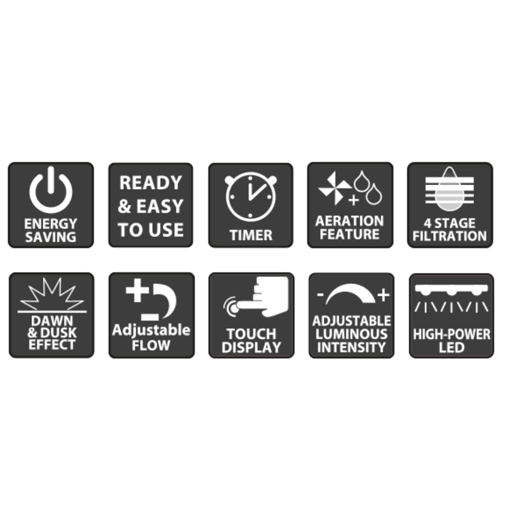 Newa Mirabello 40 Led Acquario completo 40 litri Nero New 2021