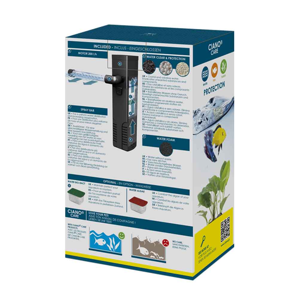 Ciano Aquarium CF40 Filtro interno fino a 40 litri