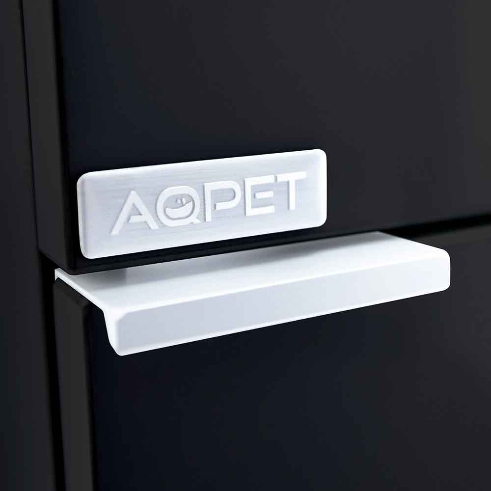 Aqpet Cabinet 120 Supporto per Acquario in Legno Nero 120x50x80h cm