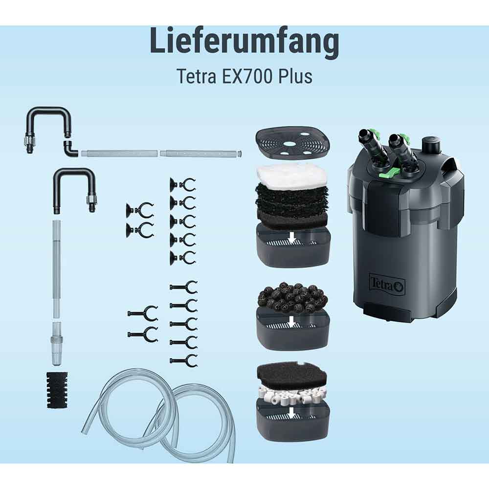 Tetra EX 700 Plus Filtro esterno fino a 200lt New Febbraio 2022