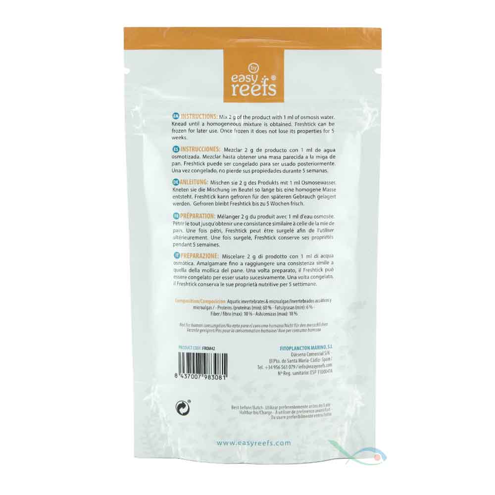 Easy Reefs FreshTick Omnivorous Pellet per pesci onnivori 42g