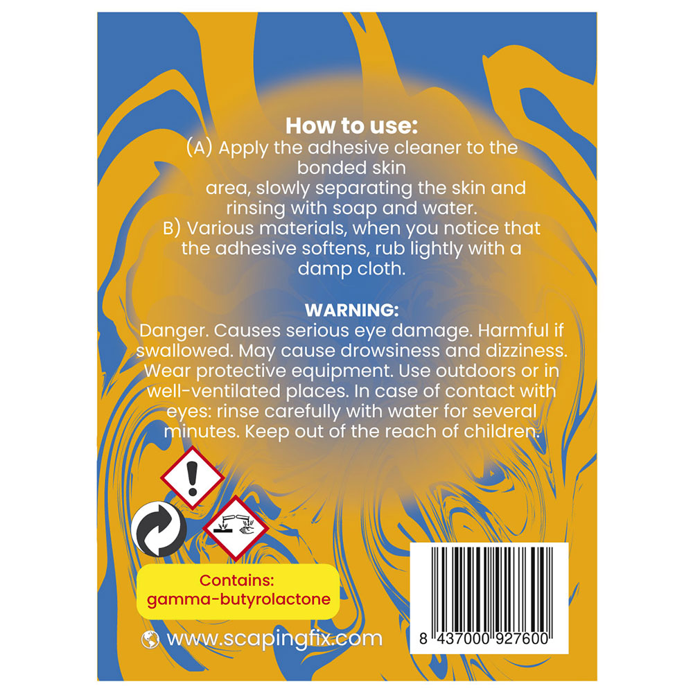 Scaping Fix Debonder Clean Adesive rimozione colla 20gr