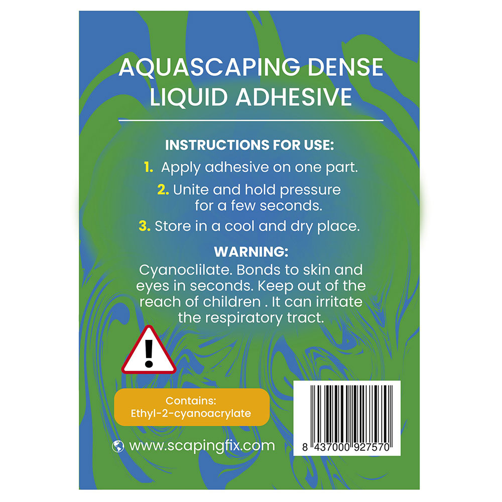 Scaping Fix Adhesive Liquid Dense Colla per dolce 50gr