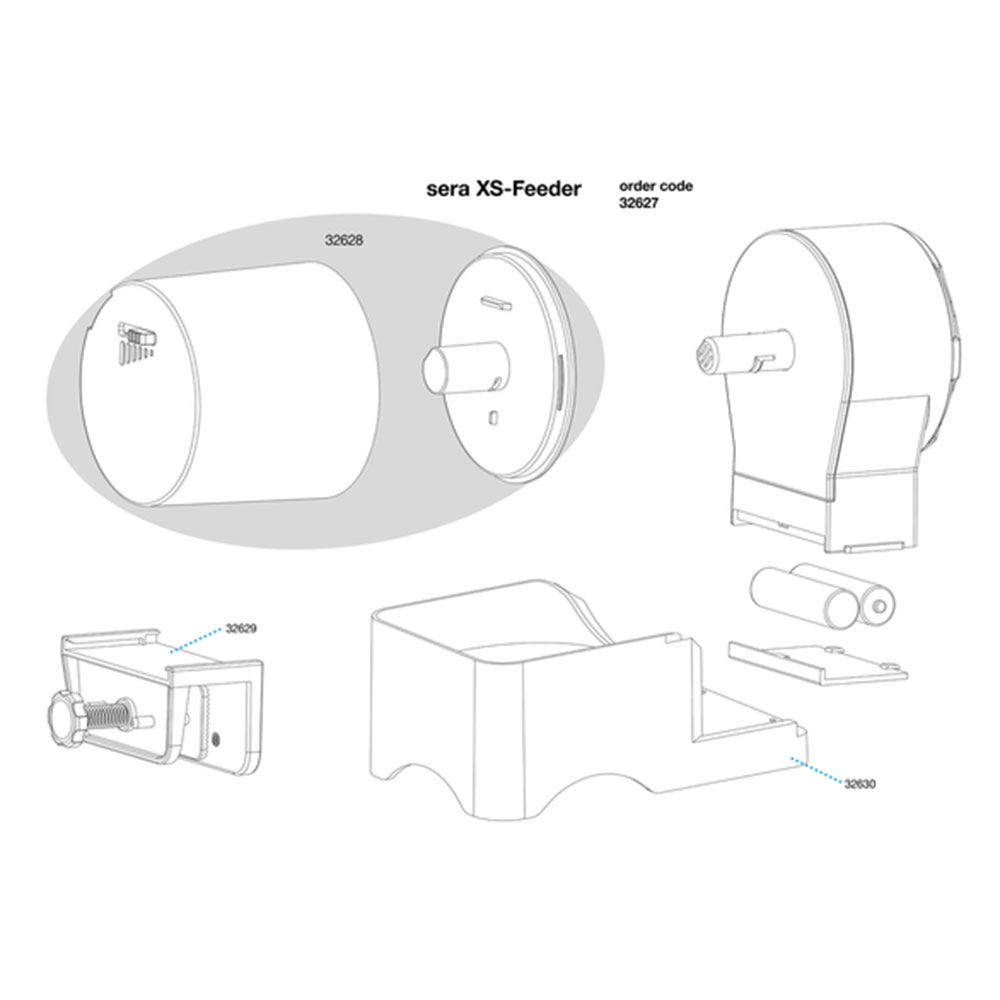 Sera XS-Feeder Mangiatoia automatica