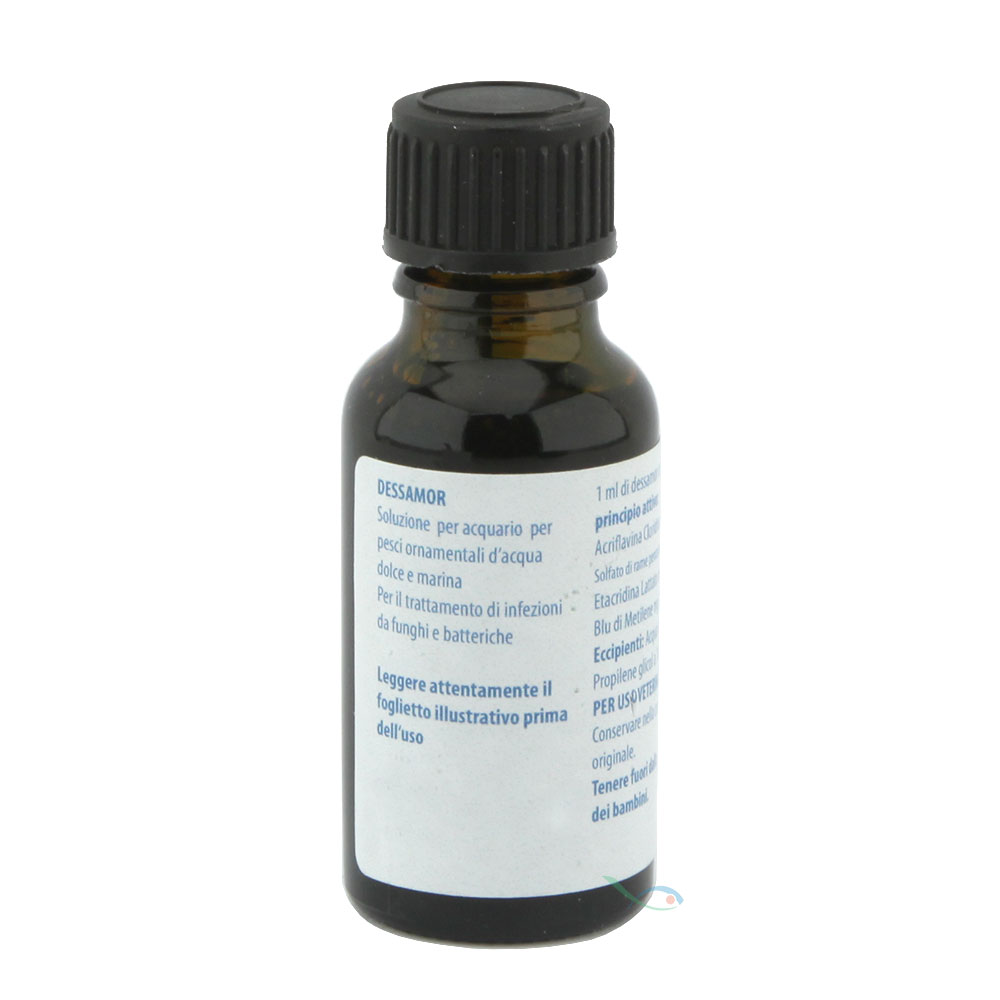 Aquarium Munster Dessamor Medicinale Veterinario 20ml per 400lt