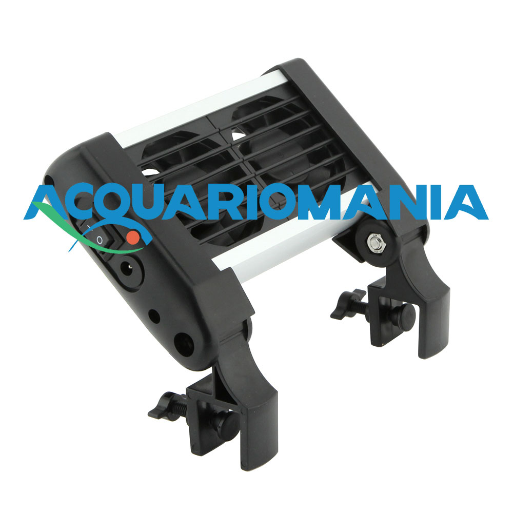 Blau Aquaristic Aquaventilador 2 Ventole orientabili a 4 velocità per raffreddamento acquario