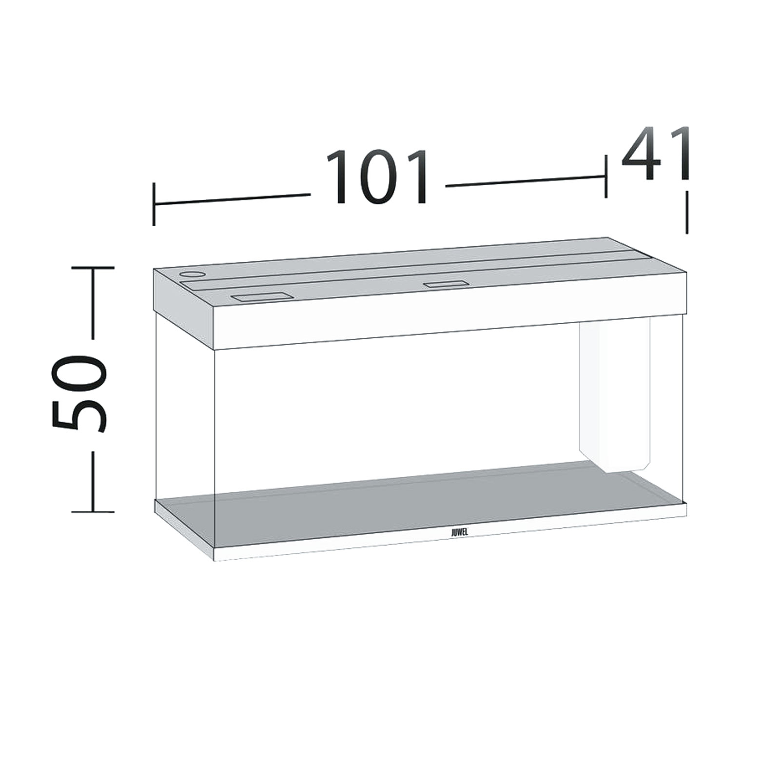 Juwel Acquario Rio 180 Litri LED Grigio 101x41x50H cm