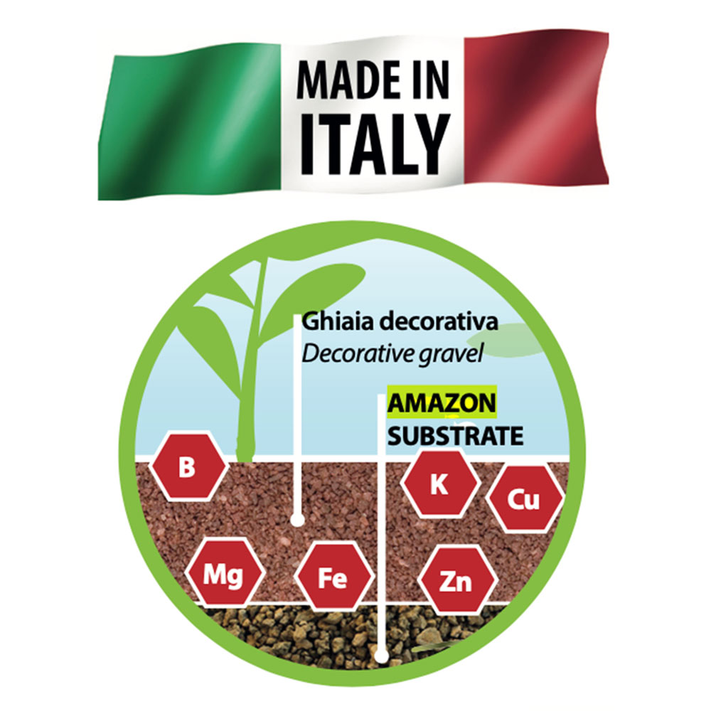 Haquoss Amazon Substrate Substrato Fertilizzante 5lt 5Kg