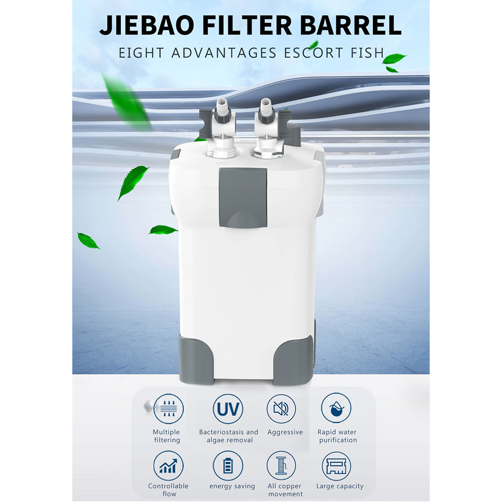 Jebao Filtro esterno CF-55 con UV-C per 300-600lt