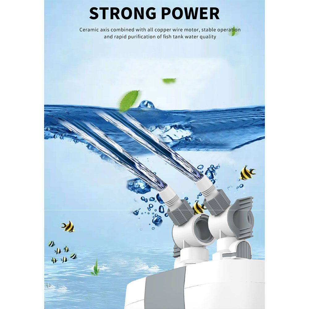 Jebao Filtro esterno CF-55 con UV-C per 300-600lt