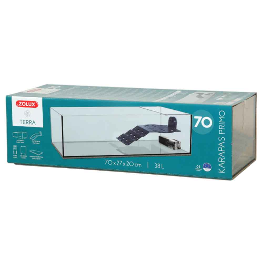 Zolux Karapas Primo 70 Tartarughiera 38 Litri 70x27x20h cm