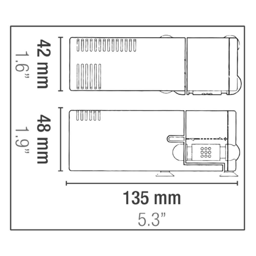 Sicce Nano Nicron Filtro interno 200l/h