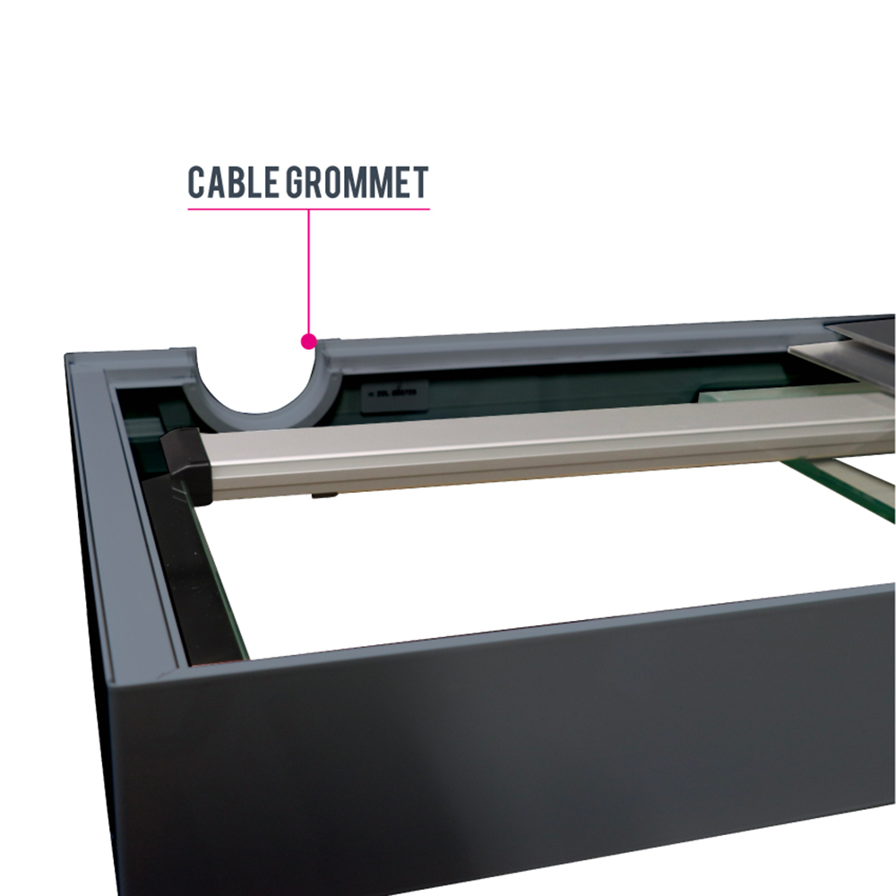 Amtra Acquario Alux Grey Combi con Mobile 220L 90x45x148h cm