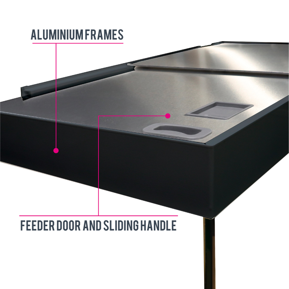 Amtra Acquario Alux Grey Combi con Mobile e Filtraggio 320L 120x45x148h cm