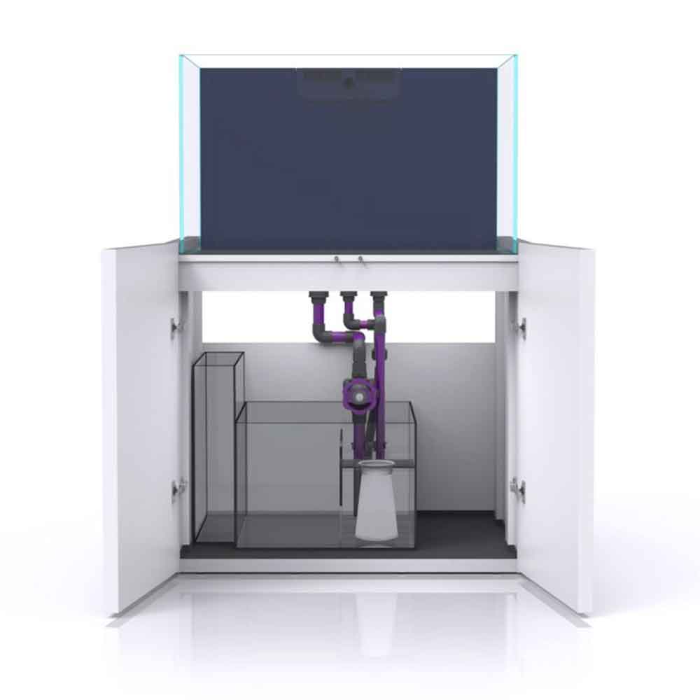 Nyos OPUS 330 G2 Pro Line Grigio Acquario Marino Reef 90x55x 53h cm