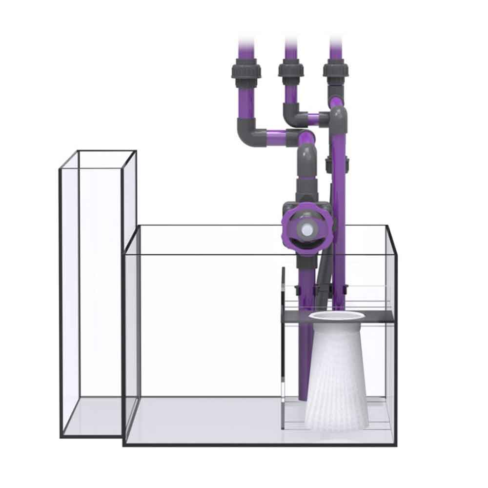 Nyos OPUS 330 G2 Slim Line Grigio Acquario Marino Reef 90x55x 53h cm