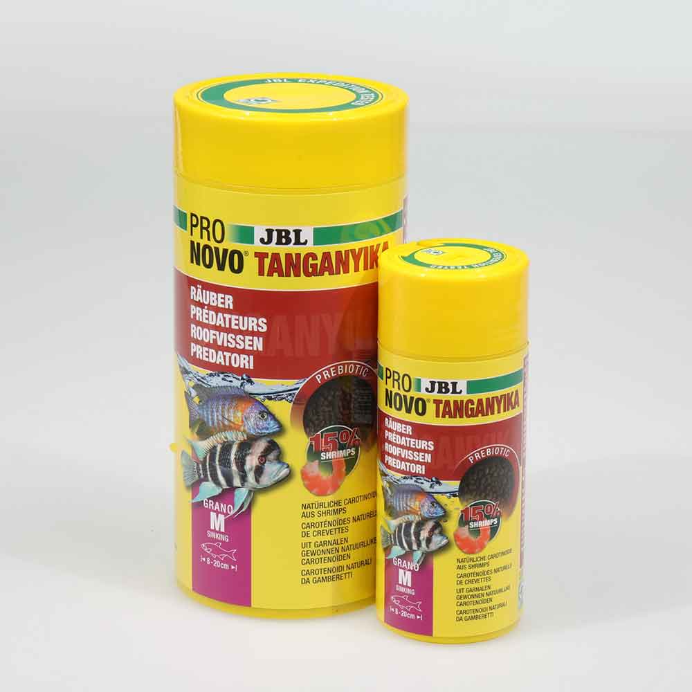 Jbl ProNovo Tanganyka Grano M Granulare con Shrimps e Prebiotici 250ml 145gr