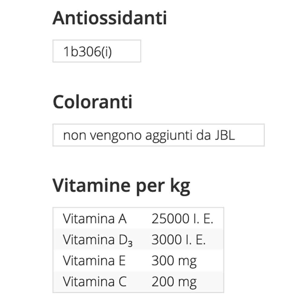 Jbl ProNovo Tanganyka Grano M Granulare con Shrimps e Prebiotici 250ml 145gr