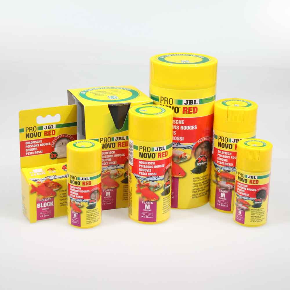 Jbl ProNovo Red Flakes M Scaglie con Spirulina e Prebiotici 1000ml 180gr